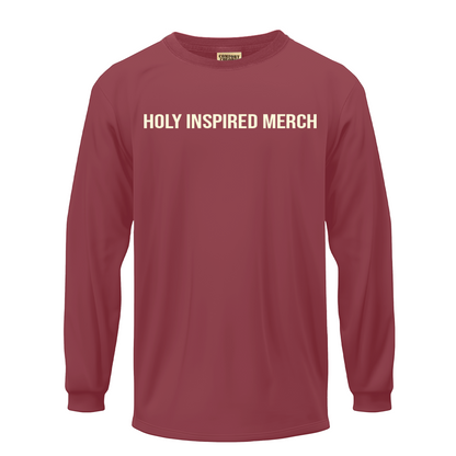 Holy Inspired Merch - "Redeemer" T-Shirt - Red | Short Sleeve & Long Sleeve