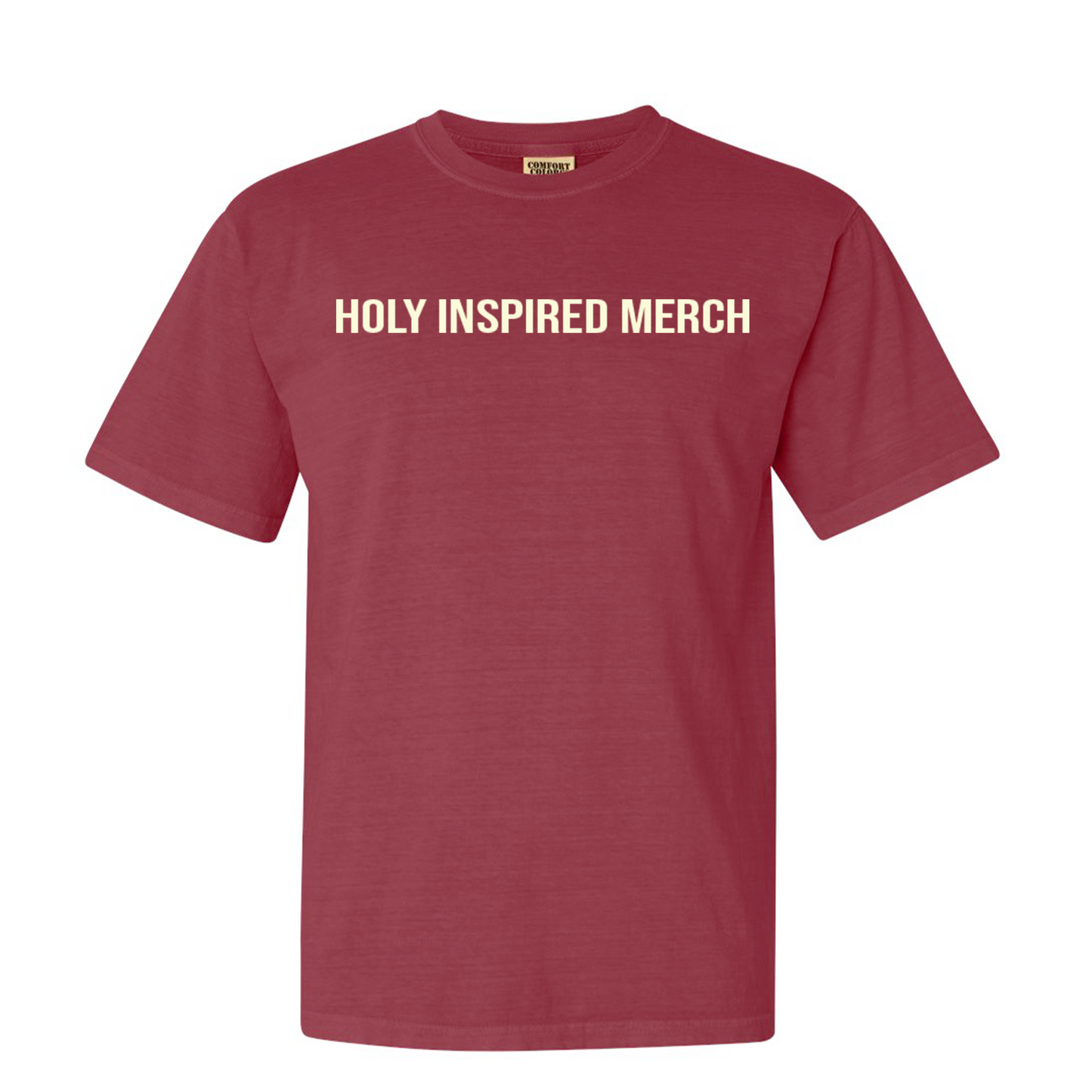 Holy Inspired Merch - "Redeemer" T-Shirt - Red | Short Sleeve & Long Sleeve